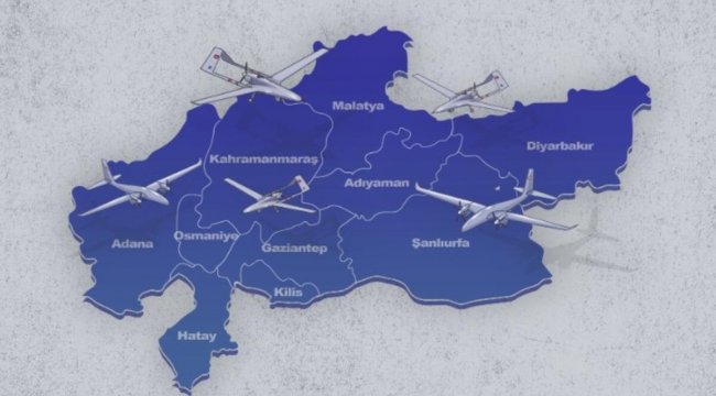 Baykar'ın İHA ve SİHA'ları deprem bölgesinde 1914 saat 19 dakika uçuş yaptı