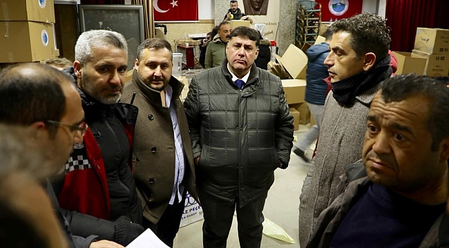 Menderes Belediyesi’nden deprem bölgesine yardım kampanyası