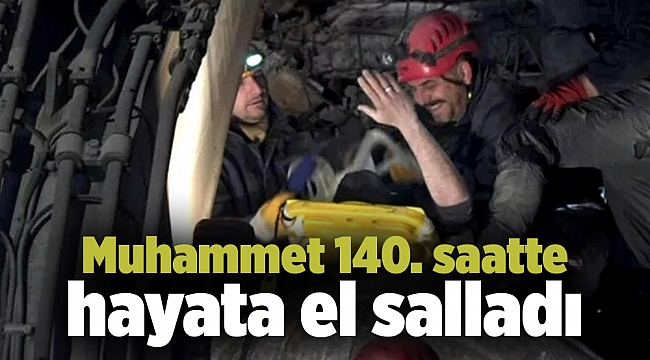 Muhammet 140. saatte hayata el salladı