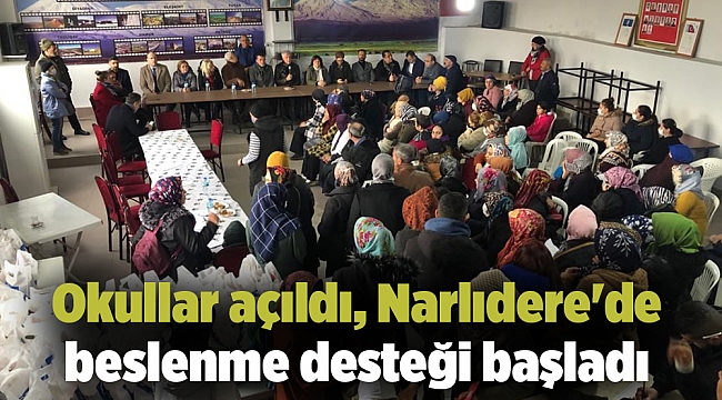 Okullar açıldı, Narlıdere&#039;de beslenme desteği başladı