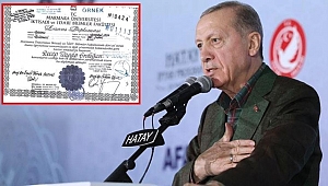Erdoğan’ın mezuniyet belgeleri ortaya çıktı