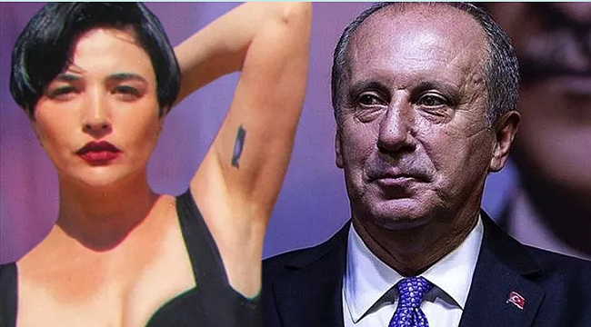 Gonca Vuslateri&#039;den gündem olan Muharrem İnce paylaşımı