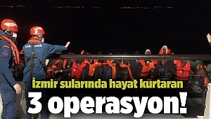 İzmir sularında hayat kurtaran 3 operasyon!