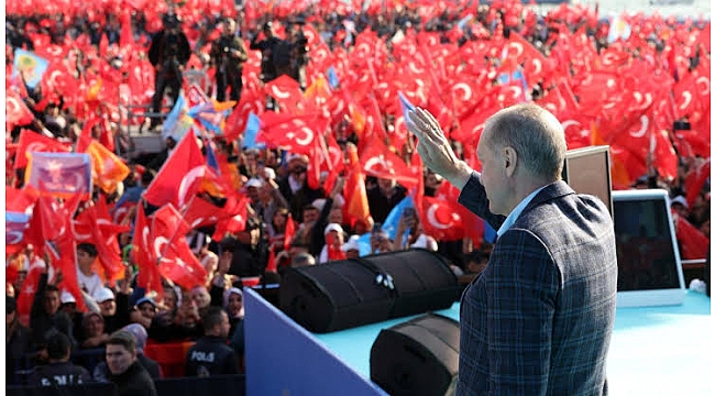 Ankara'da coşkulu miting! Erdoğan'dan Demirtaş mesajı...