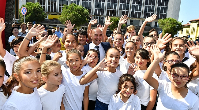 Başkan Soyer, “Size söz çocuklar! Yeniden baharlar gelecek…”