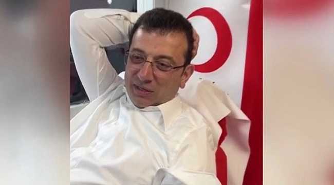 Ekrem İmamoğlu, Kızılay’a kan bağışında bulundu