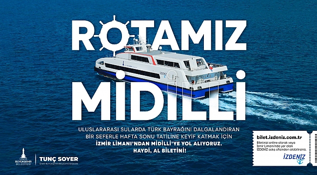 İzmir Midilli seferleri 2 Haziran'da başlıyor