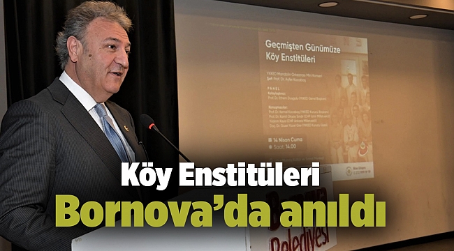 Köy Enstitüleri Bornova'da anıldı
