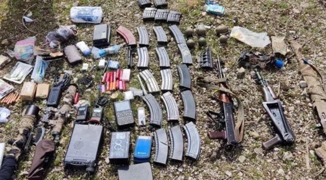 MSB duyurdu: 3 terörist etkisiz hale getirildi! Çok sayıda mühimmat ele geçirildi