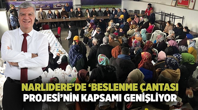 NARLIDERE’DE ‘BESLENME ÇANTASI PROJESİ’NİN KAPSAMI GENİŞLİYOR