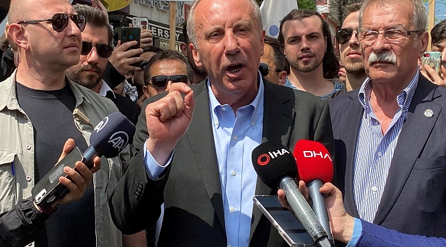 13. Cumhurbaşkanı Adayı Muharrem İnce, CHP&#039;lilere çağrıda bulundu