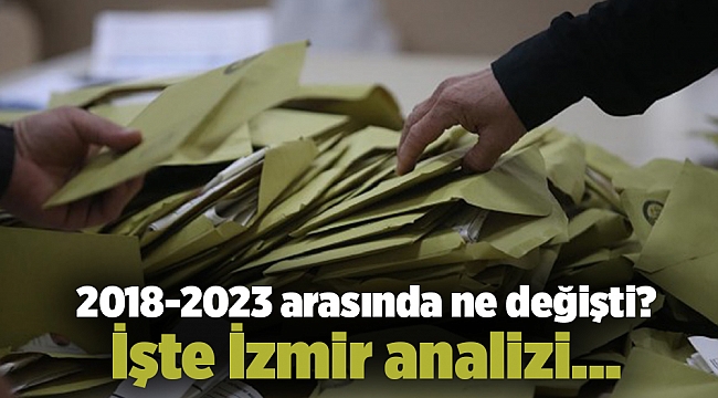 İzmir analizi… 2018-2023 arasında ne değişti?