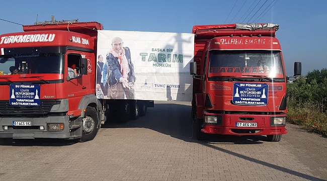 İzmir’den Osmaniye’ye 20 bin zeytin fidanı