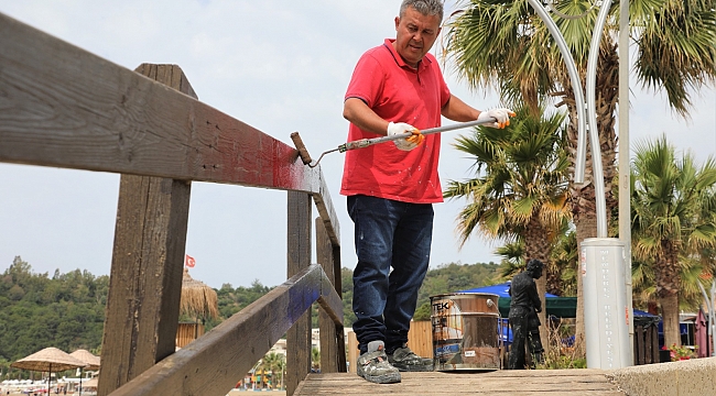 Menderes Plajlarında Tadilat Zamanı