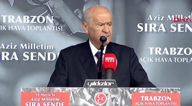 MHP lideri Bahçeli'den batı medyasına tepki: Hiç kimse milletimizin iradesine zincir vuramaz