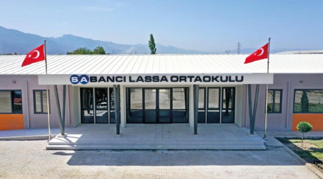 Sabancı Vakfı Hatay’da ikinci okulu teslim etti