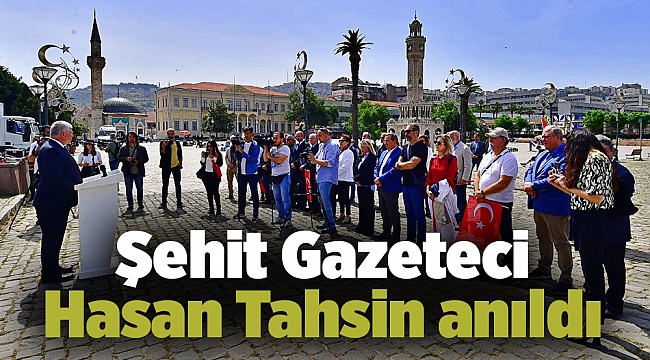 Şehit Gazeteci Hasan Tahsin anıldı