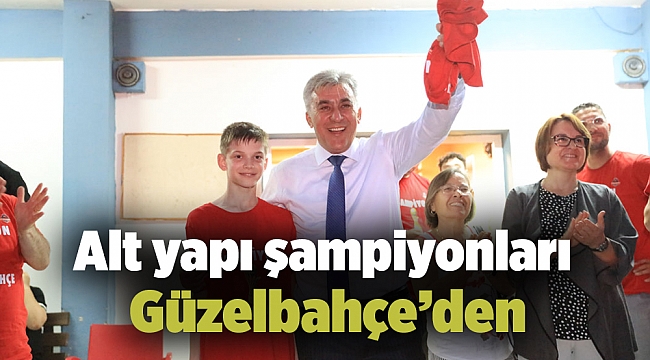Alt yapı şampiyonları Güzelbahçe’den