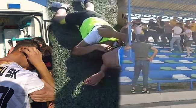 Amatör maçta ortalık karıştı; birbirine girdiler!