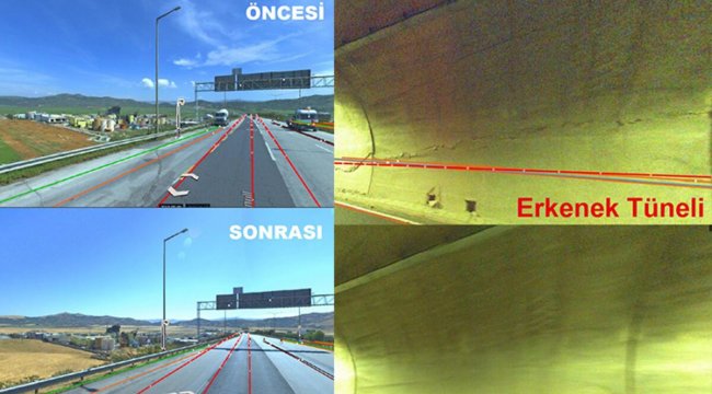 Depremde hasar gören yollar, KGM'nin yerli sistemi ile tespit edilip, onarıldı