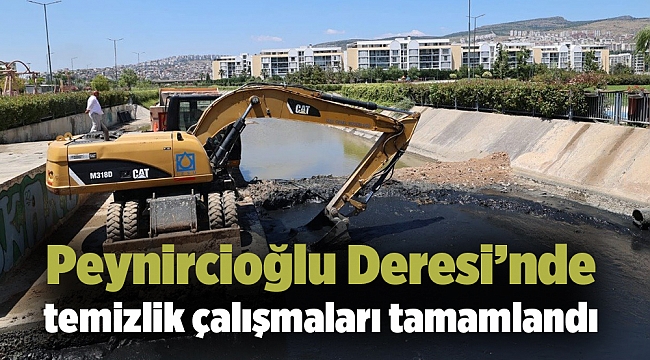 Peynircioğlu Deresi’nde temizlik çalışmaları tamamlandı