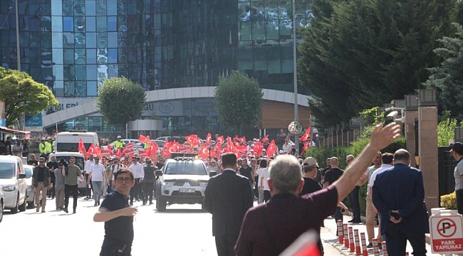 Adalet yürüyüşü son buldu