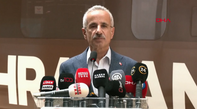 Bakan Uraloğlu, 15 Temmuz Demokrasi ve Milli Birlik Treni'ni uğurladı