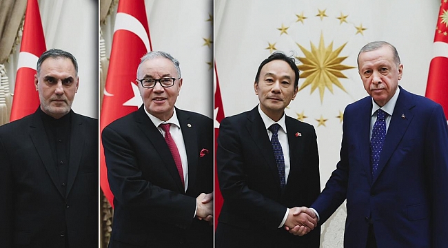 Büyükelçilerden Cumhurbaşkanı Erdoğan'a güven mektubu