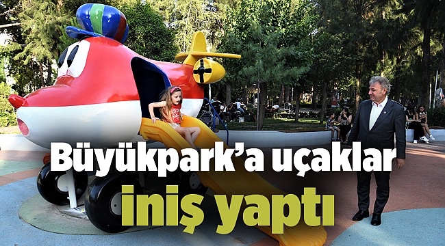 Büyükpark’a uçaklar iniş yaptı
