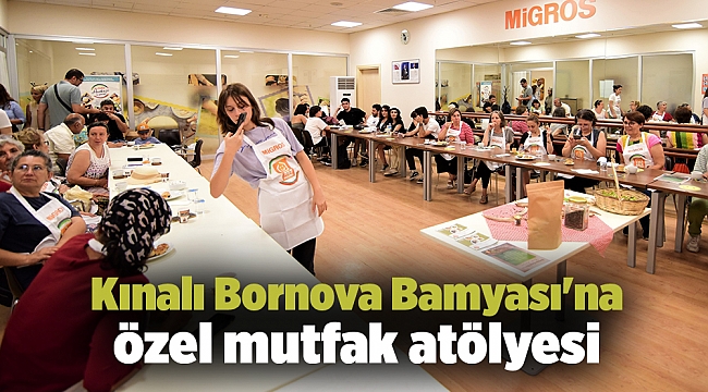 Kınalı Bornova Bamyası'na özel mutfak atölyesi
