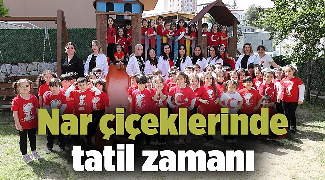 Nar çiçeklerinde tatil zamanı