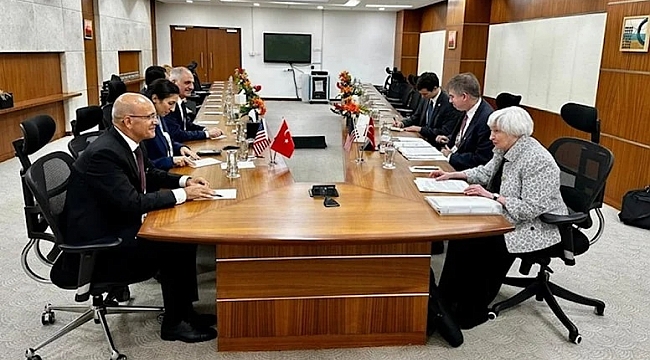 Şimşek, G20 toplantılarında ABD’li mevkidaşı Yellen ile görüştü