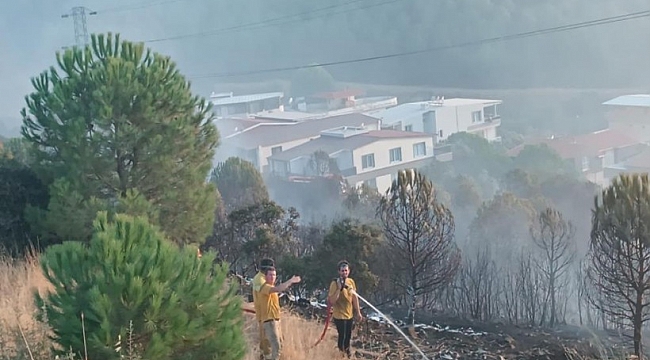 Aliağa’daki orman yangını kontrol altına alındı