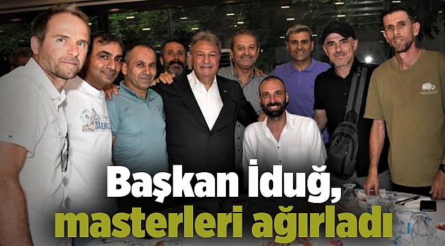 Başkan İduğ, masterleri ağırladı