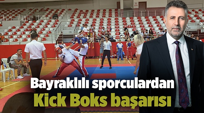 Bayraklılı sporculardan Kick Boks başarısı