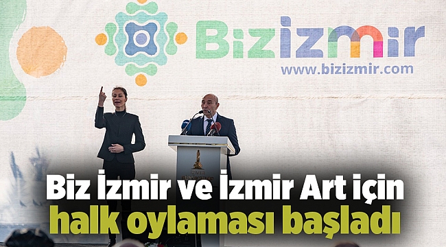 Biz İzmir ve İzmir Art için halk oylaması başladı
