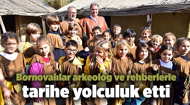 Bornovalılar arkeolog ve rehberlerle tarihe yolculuk etti