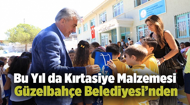 Bu Yıl da Kırtasiye Malzemesi Güzelbahçe Belediyesi’nden