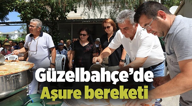 Güzelbahçe’de Aşure bereketi
