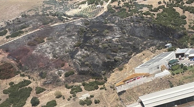 Menemen'deki yangın kontrol altında