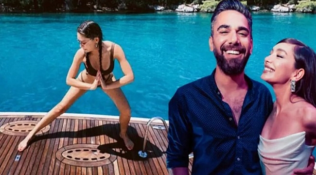 Neslihan Atagül ile Kadir Doğulu'nun tekne tatili!
