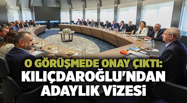 O görüşmede onay çıktı: Kılıçdaroğlu&#039;ndan adaylık vizesi