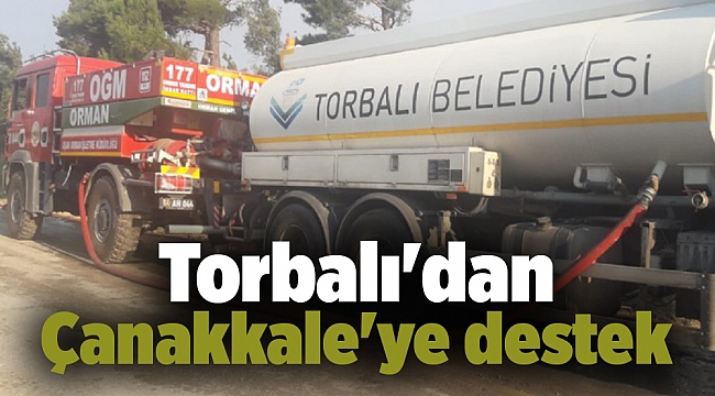 Torbalı'dan Çanakkale'ye destek
