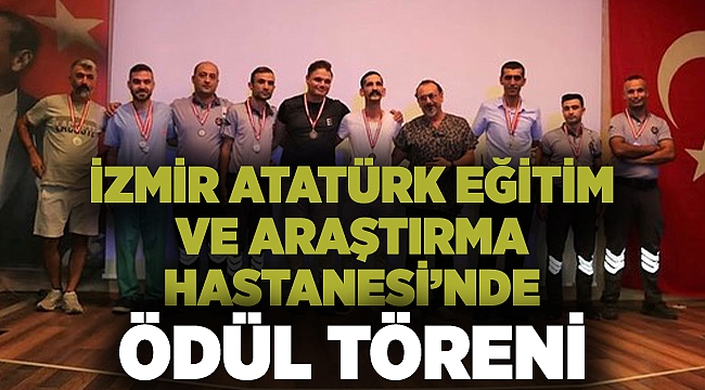 İzmir Atatürk Eğitim ve Araştırma Hastanesi'nde Ödül Töreni Gerçekleşti