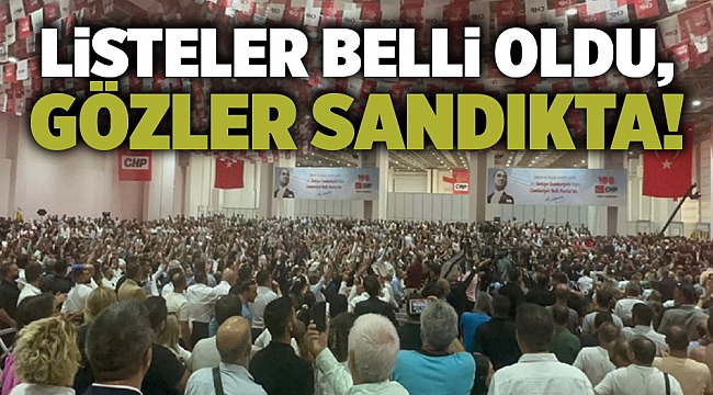 Listeler belli oldu, gözler sandıkta!