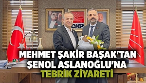 Mehmet Şakir Başak'tan Şenol Aslanoğlu'na Tebrik Ziyareti