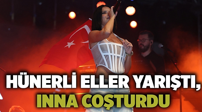 Menemen'de INNA rüzgarı esti