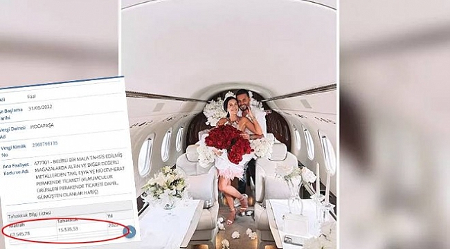 Sahibi olduğu kuyumcu 15 bin lira vergi ödemiş!