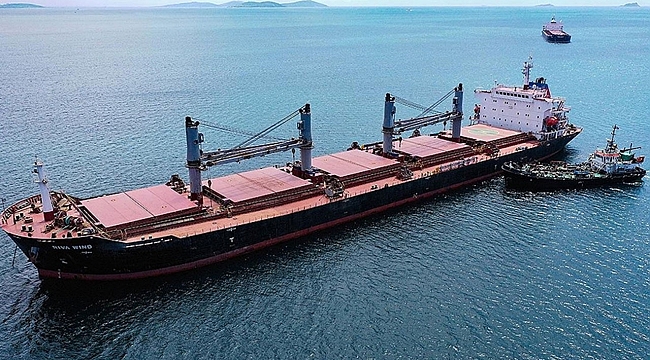 Ukrayna tahılını taşıyan gemi "insani koridor" üzerinden Türkiye'ye geri döndü