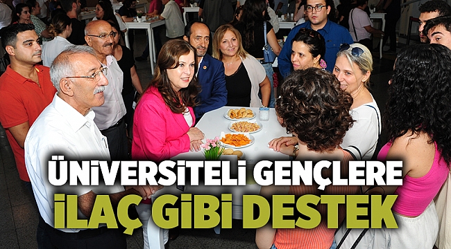 Üniversiteli Gençlere İlaç gibi destek